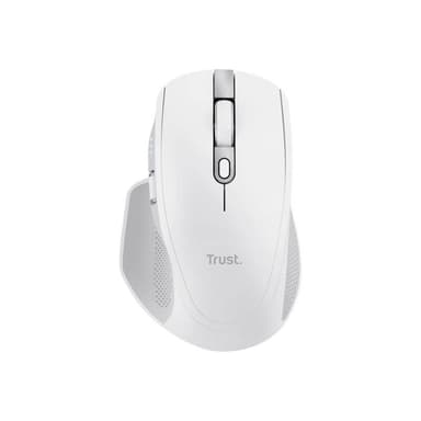 TRUST OZAA+ MULTI-CONNECT Maus Funk Optisch Weiß 6 Tasten 3200 dpi Integriertes Scrollrad