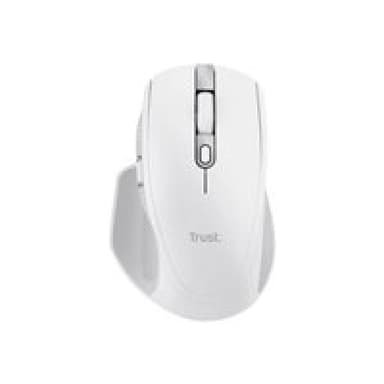 TRUST OZAA+ MULTI-CONNECT Maus Funk Optisch Weiß 6 Tasten 3200 dpi Integriertes Scrollrad