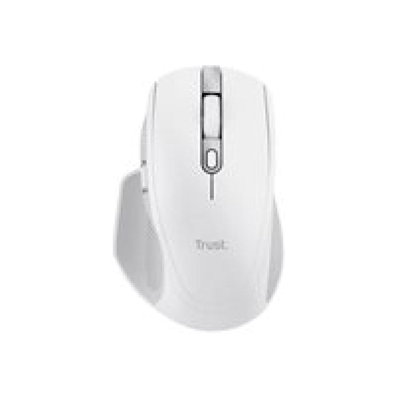 TRUST OZAA+ MULTI-CONNECT Maus Funk Optisch Weiß 6 Tasten 3200 dpi Integriertes Scrollrad