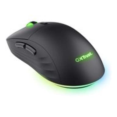 TRUST GXT927 REDEX+ HIGH PERF Gaming-Maus Funk Optisch Schwarz 6 Tasten 25600 dpi Beleuchtet
