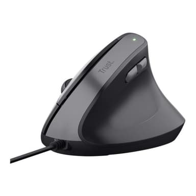 TRUST Bayo II Ergonomische Maus USB Schwarz 6 Tasten
