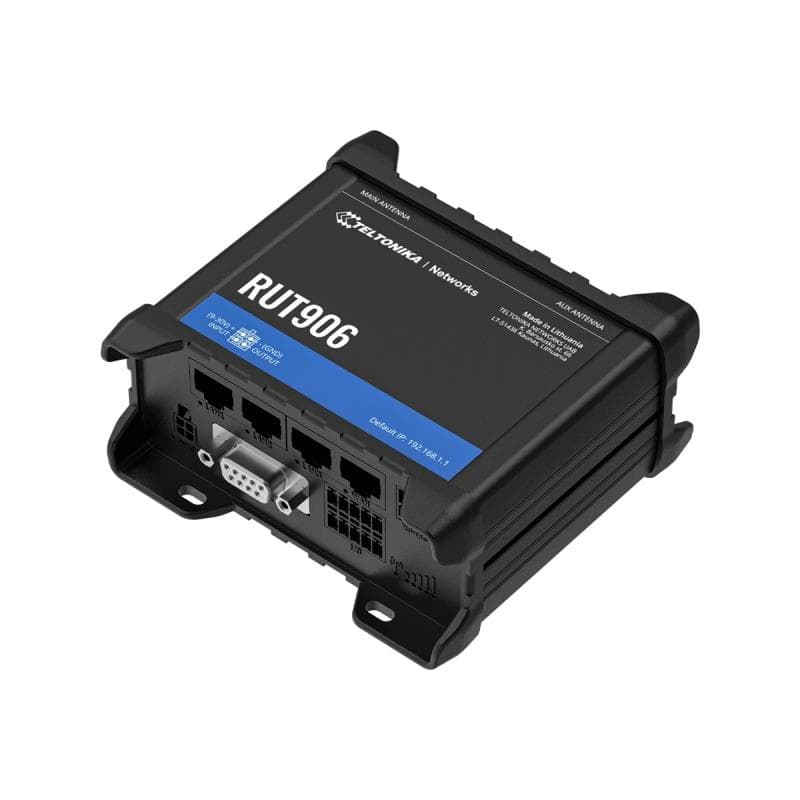 TELTONIKA NETWORKS RUT906 LTE/4G/3G/2G RS232/RS485 Industrie Router
