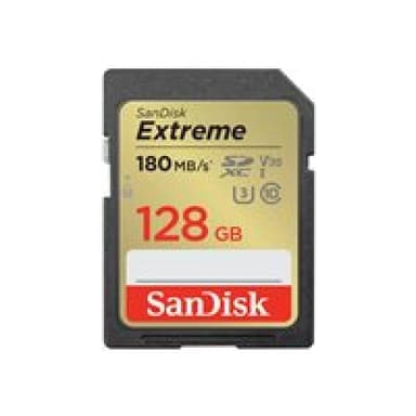 SANDISK Extreme PLUS SDXC-Karte 128 GB UHS-I stoßsicher, Wasserdicht