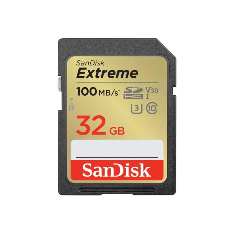 SANDISK Extreme PLUS SDXC-Karte 32 GB UHS-I stoßsicher, Wasserdicht
