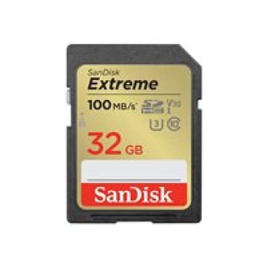 SANDISK Extreme PLUS SDXC-Karte 32 GB UHS-I stoßsicher, Wasserdicht