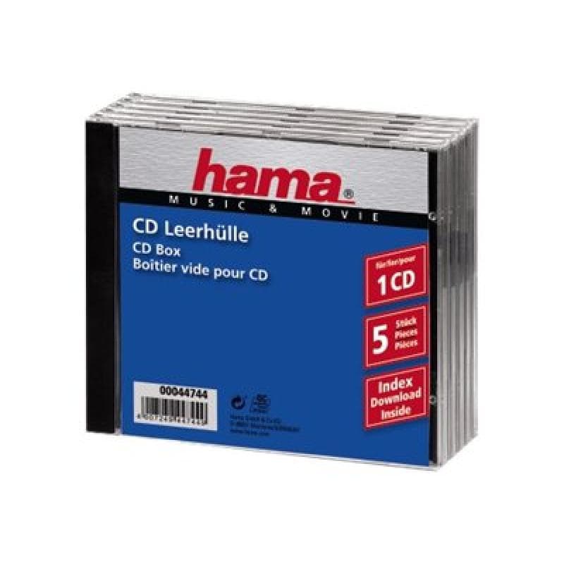 CD-Leerhülle Standard, 5er-Pack