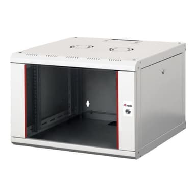 EQUIP Netzwerkschrank 19″ 07U 600x600mm Glastür grau