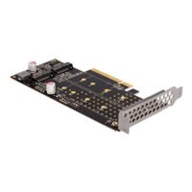 DELOCK PCI Express x8 Karte zu 1xintern NVMe M.2 Key M Bifur