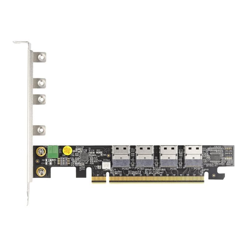 DELOCK PCI Express x16 Karte zu 4 x intern SFF-8654 4i NVMe