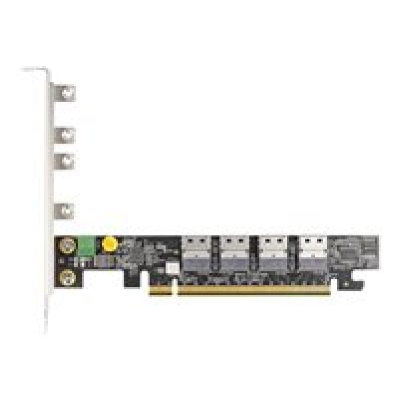 DELOCK PCI Express x16 Karte zu 4 x intern SFF-8654 4i NVMe
