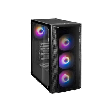 SILVERSTONE Fara B1 Pro Midi-Tower, ARGB, Tempered Glass - schwarz