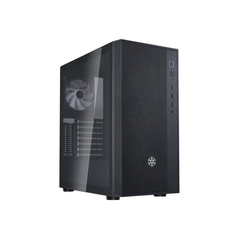 SILVERSTONE Fara R1 PRO V2 Midi-Tower, Tempered Glass - schwarz