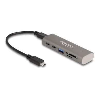 DELOCK 3 Port USB 10 Gbps Hub inkl. SD/Micro SD Card Reader