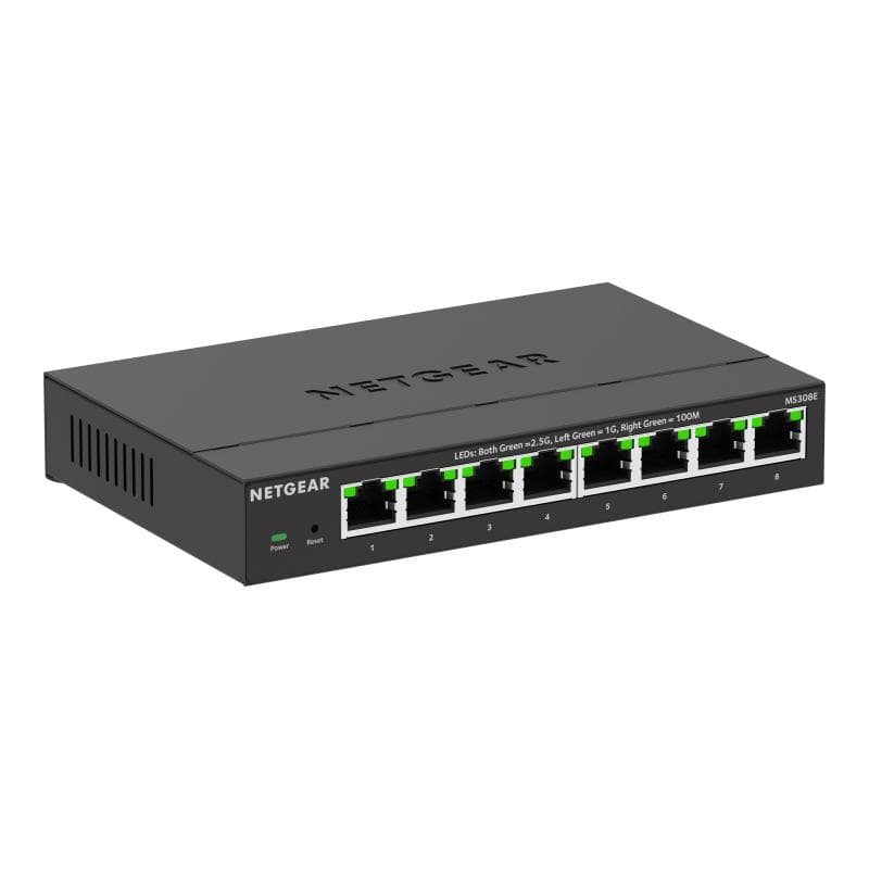 NETGEAR MS308E, 8 Port Multi-Gigabit Unmanaged Plus 2.5G Switch
