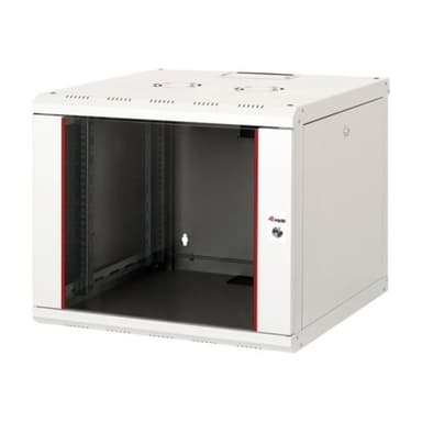 EQUIP Serverschrank 19″ 09U 600x600mm Glastür grau