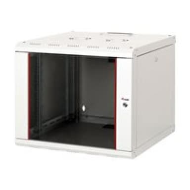EQUIP Serverschrank 19″ 09U 600x600mm Glastür grau