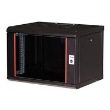 EQUIP Serverschrank 19″ 07U 600x450mm Glastür schwarz