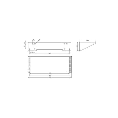 VALUE 19-Wand-/Untertischhalterung 4 HE schwarz