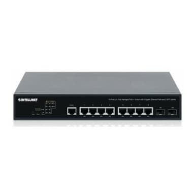 INTELLINET 10-Port L2+ Managed PoE++ Switch 8x Gbit 2x SFP