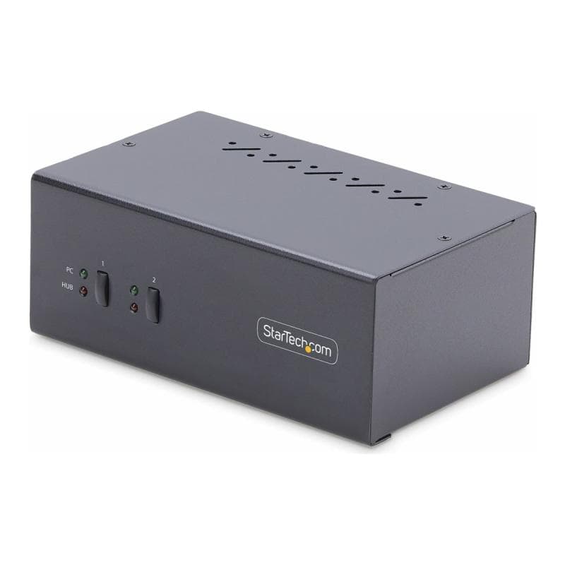 STARTECH.COM 2-Port KVM Switch Dual Monitor DisplayPort 4K 60Hz