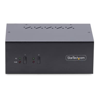 STARTECH.COM 2-Port KVM Switch Dual Monitor DisplayPort 4K 60Hz