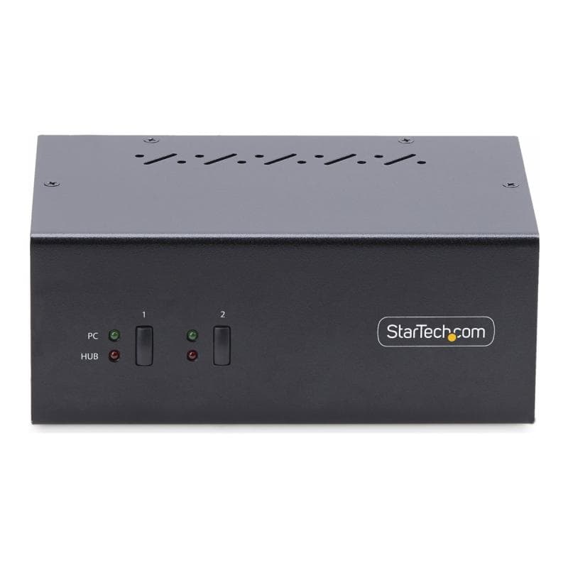 STARTECH.COM 2-Port KVM Switch Dual Monitor DisplayPort 4K 60Hz
