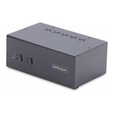 STARTECH.COM 2-Port KVM Switch Dual Monitor DisplayPort 4K 60Hz
