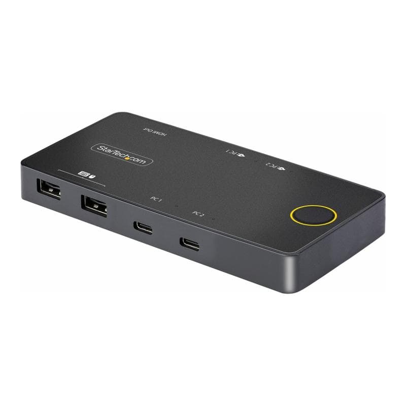 STARTECH.COM 2-Port USB-C KVM-Switch Ein 4K 60Hz HDMI Monitor