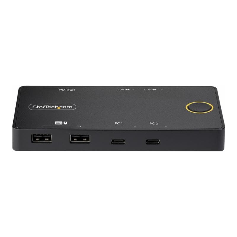 STARTECH.COM 2-Port USB-C KVM-Switch Ein 4K 60Hz HDMI Monitor