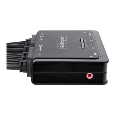 STARTECH.COM 2-Port Dual Monitor HDMI KVM Switch 4K 60Hz KVM mit 1,5m