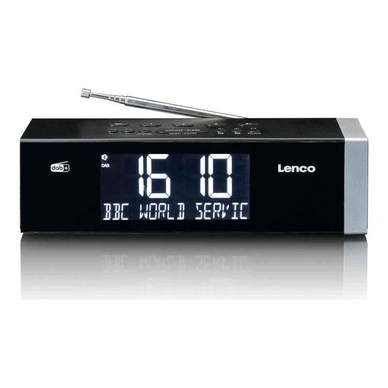 LENCO DAB+ Uhrenradio Bluetooth 4 Stück