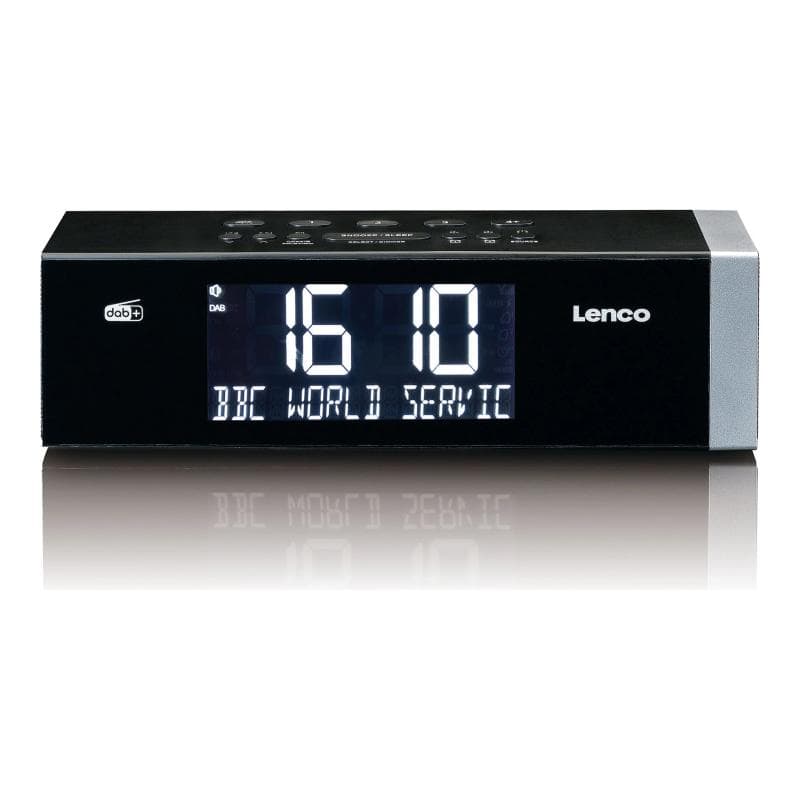 LENCO DAB+ Uhrenradio Bluetooth 4 Stück