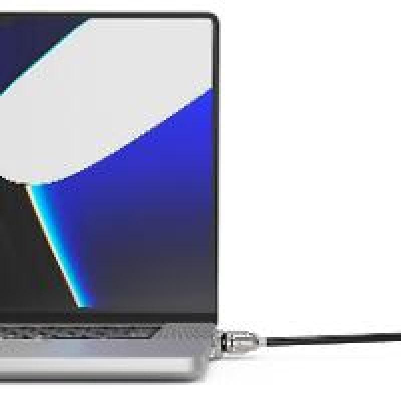 COMPULOCKS Ledge Lock Adapter for MacBook Pro 16 in M1, M2 & M3 with Keyed Cable Lock