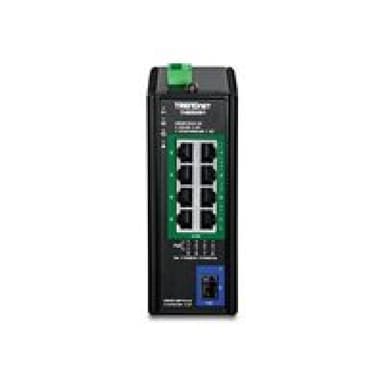 TRENDNET 9-Port Industrial 2.5G DIN-Rail PoE++ Switch w SFP+