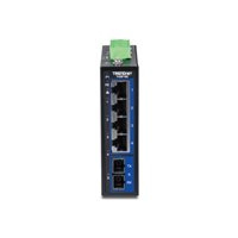 TRENDNET 5-Port Hardened Industrial Gigabit DIN-Rail Switch