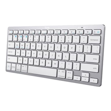 TRUST 24651 Tastatur Bluetooth QWERTY US Englisch Silber (24651)