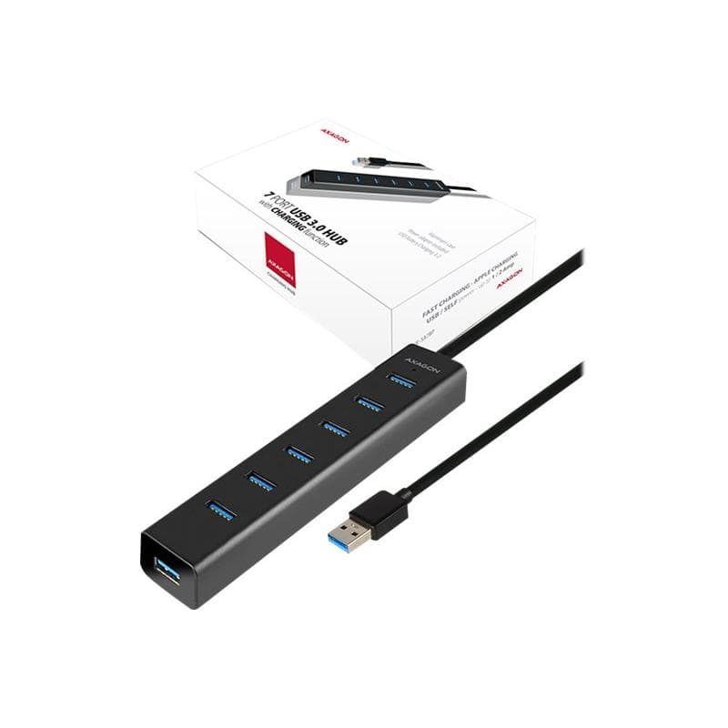 AXAGON HUE-SA7BP Schnittstellen-Hub USB 3.2 Gen 1