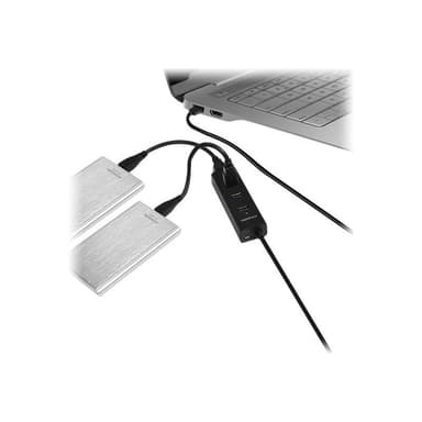 AXAGON HUE-S2BP Schnittstellen-Hub USB 3.0 (3.1 Gen 1) Type-A 5000 Mbit/s Schwarz (HUE-S2BP)