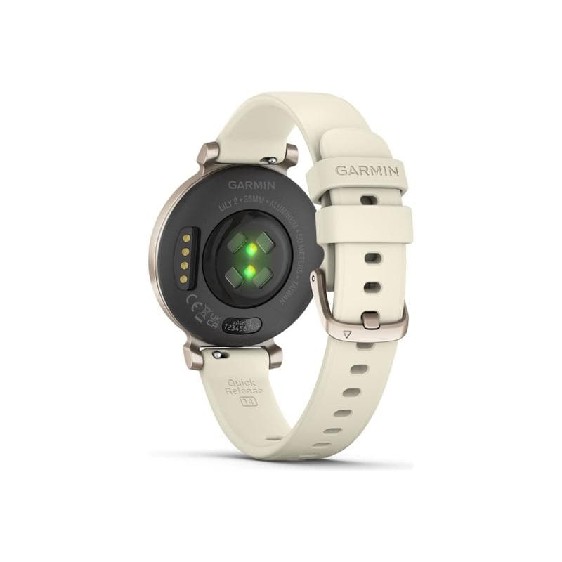 GARMIN Lily 2 Smartwatch kokosnuss/cremegold