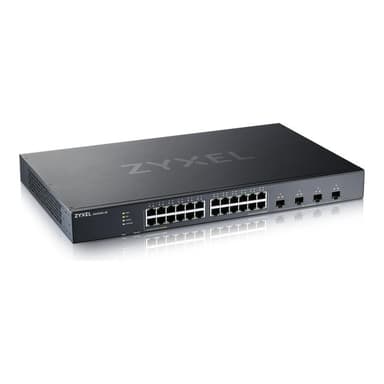 ZYXEL 28-Port Smart Managed Switch, 24x GbE RJ45, 4x 10G SFP+, Hybrid Mode (Webmanaged und Cloudma