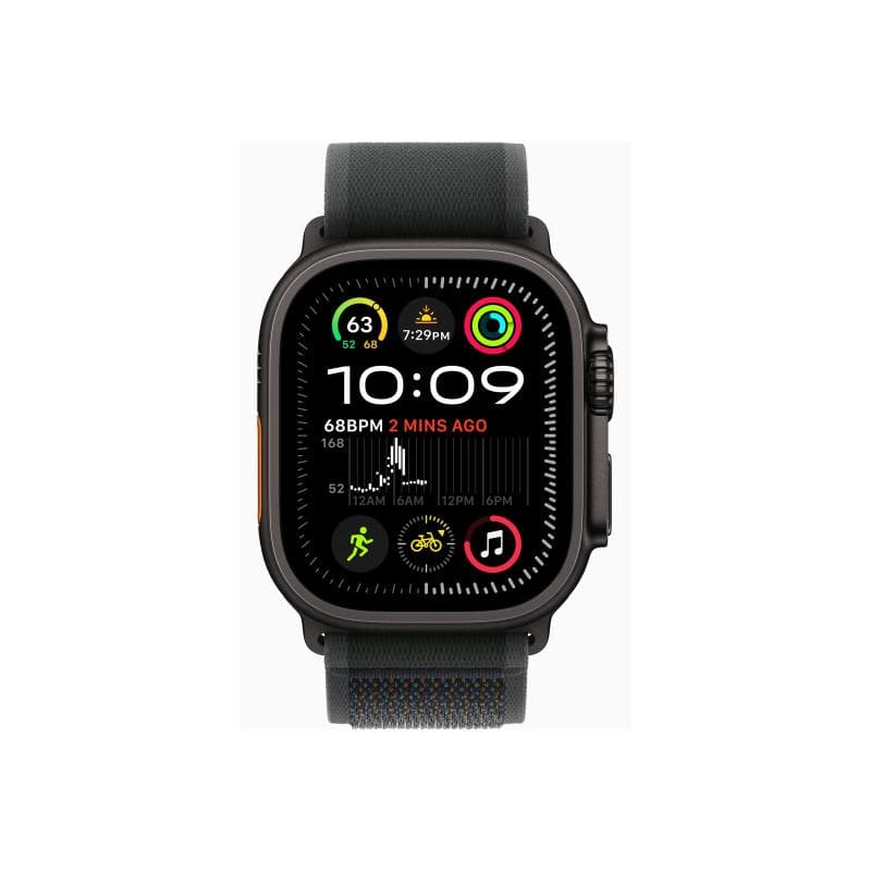APPLE Watch Ultra 2 GPS + Cellular 49mm Black Titanium Case with Black Trail Loop - S/M