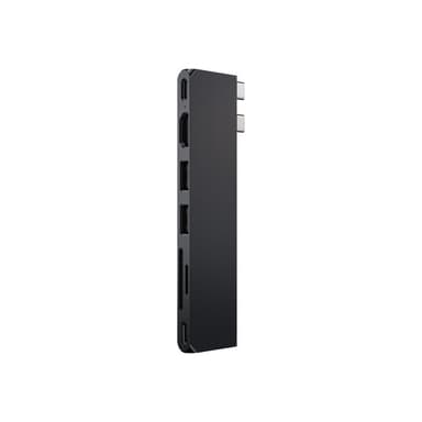 SATECHI ST-HUCPHSD, Docking, USB 3.2 Gen 2 3.1 Gen 2 Type-C, 100 W, 1.4-2.3, Black