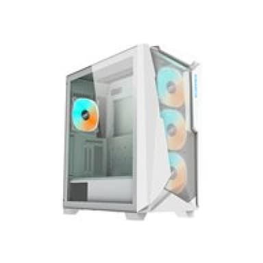 GIGABYTE GB-C301GW-TYPE-C-V2 Midi Tower Gaming Gehäuse mit Sichtfenster white