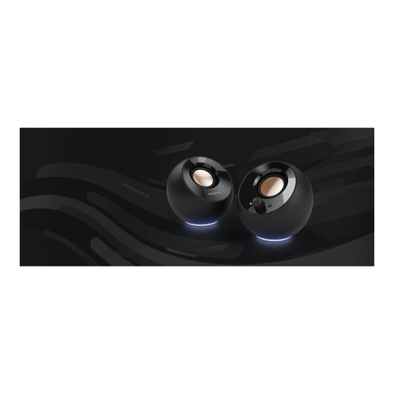 CREATIVE LABS Pebble SE (schwarz, Bluetooth 5.3, USB-C, Klinke, RGB)