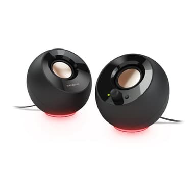 CREATIVE LABS Pebble SE (schwarz, Bluetooth 5.3, USB-C, Klinke, RGB)