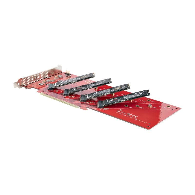 STARTECH.COM Quad M.2 PCIe Adapterkarte