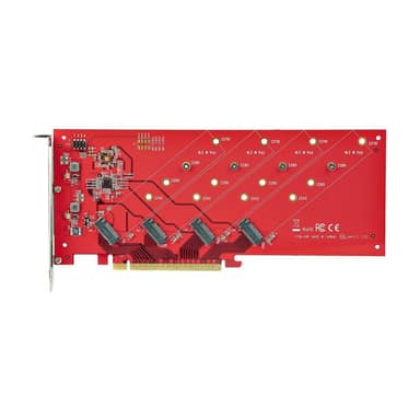 STARTECH.COM Quad M.2 PCIe Adapterkarte