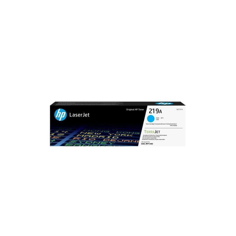 HP 219A Cyan Original LaserJet Toner Cartridge