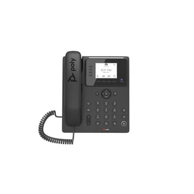 HP POLY VIDEO Poly CCX 350 for Microsoft Teams - VoIP-Telefon - Schwarz (848Z7AA#AC3)