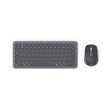 HAMA Multi-Device-Tastatur-Maus-Set WKM-500 kabellos klein SW QWERTZ DE (00173061)